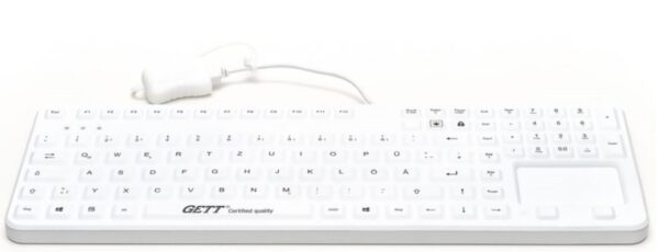 Bovenaanzicht - Cleantype Prime Touch siliconen toetsenbord