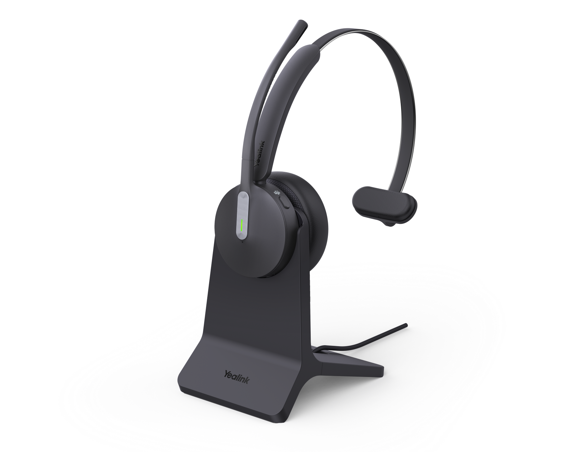 Yealink BH70 headset op bureaulader