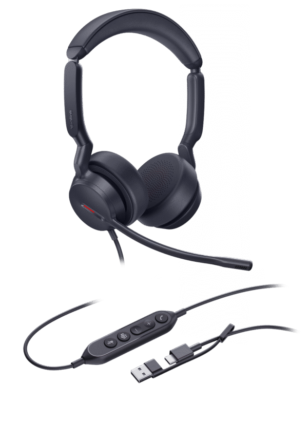 Yealink UH44 draadgebonden headset - vooraanzicht