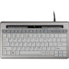 Compact ergonomisch toetsenbord S-board 840 van Bakker Elkhuizen met USB-aansluiting en wit design
