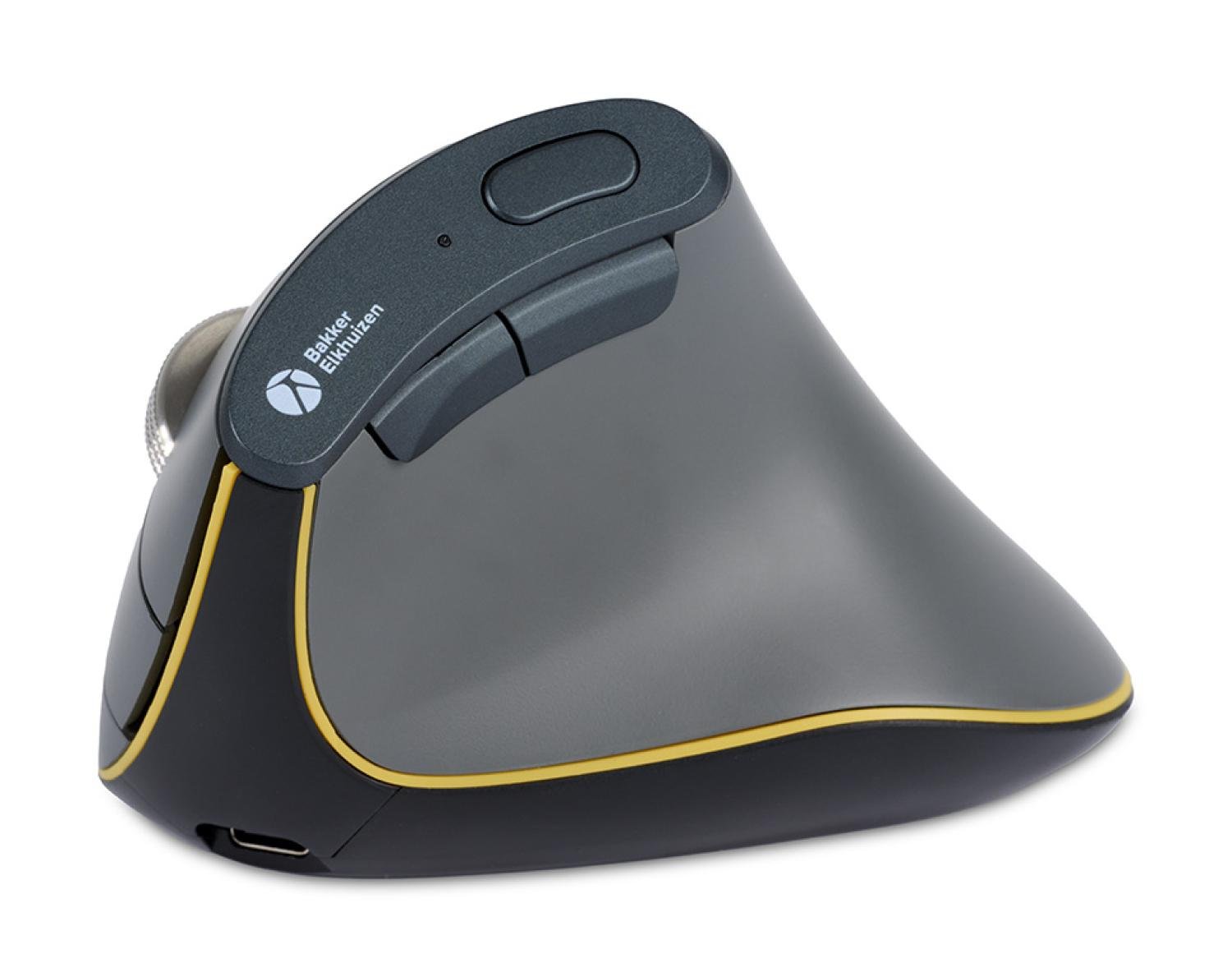 FastForward ergonomische computermuis met 75 graden hellingshoek, zwart