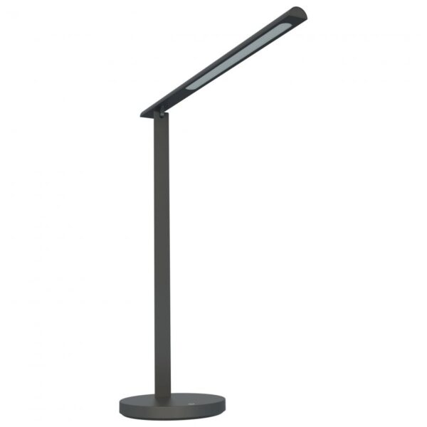 NIILA USB bureaulamp zwart met LED-verlichting en USB-poort