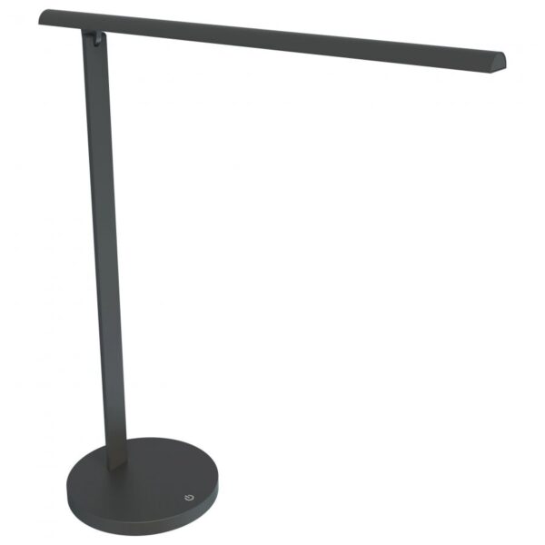 NIILA USB bureaulamp zwart met LED-verlichting en USB-poort