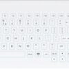 Bovenaanzicht - Purekeys compact medisch toetsenbord (medical keyboard)
