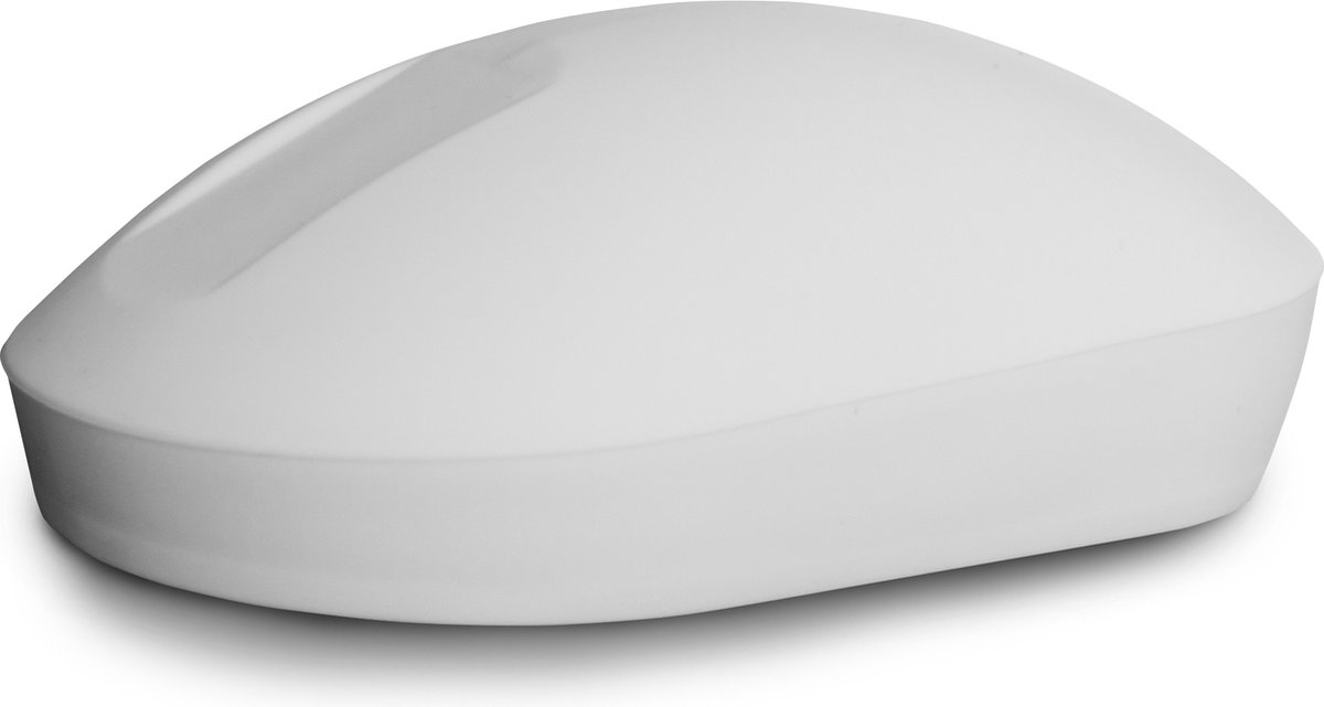 Zijaanzicht Purekeys medische muis draadloos wit
